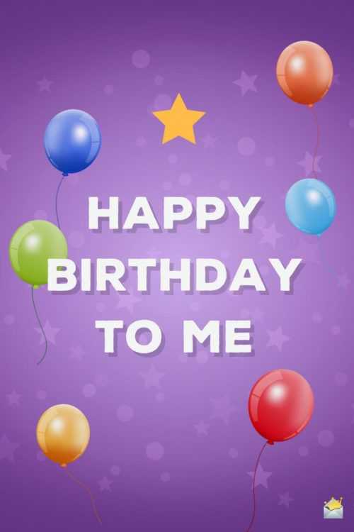 Happy Birthday to Me DP