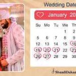 Marriage Dates in 2025 Hindu Panchang