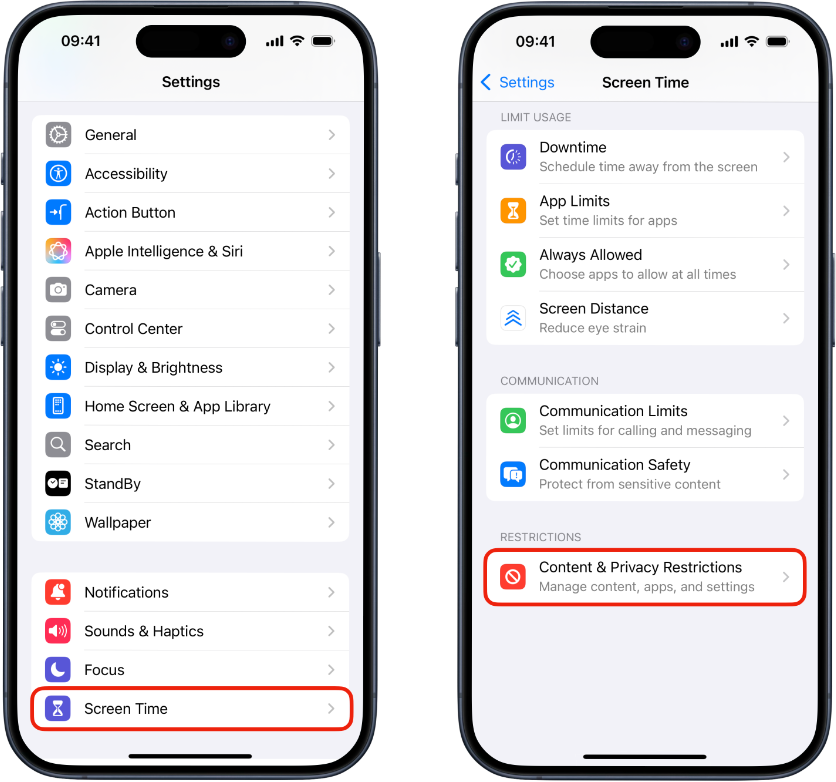 Block Websites on iPhone