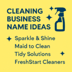 Cleaning Business Name Ideas