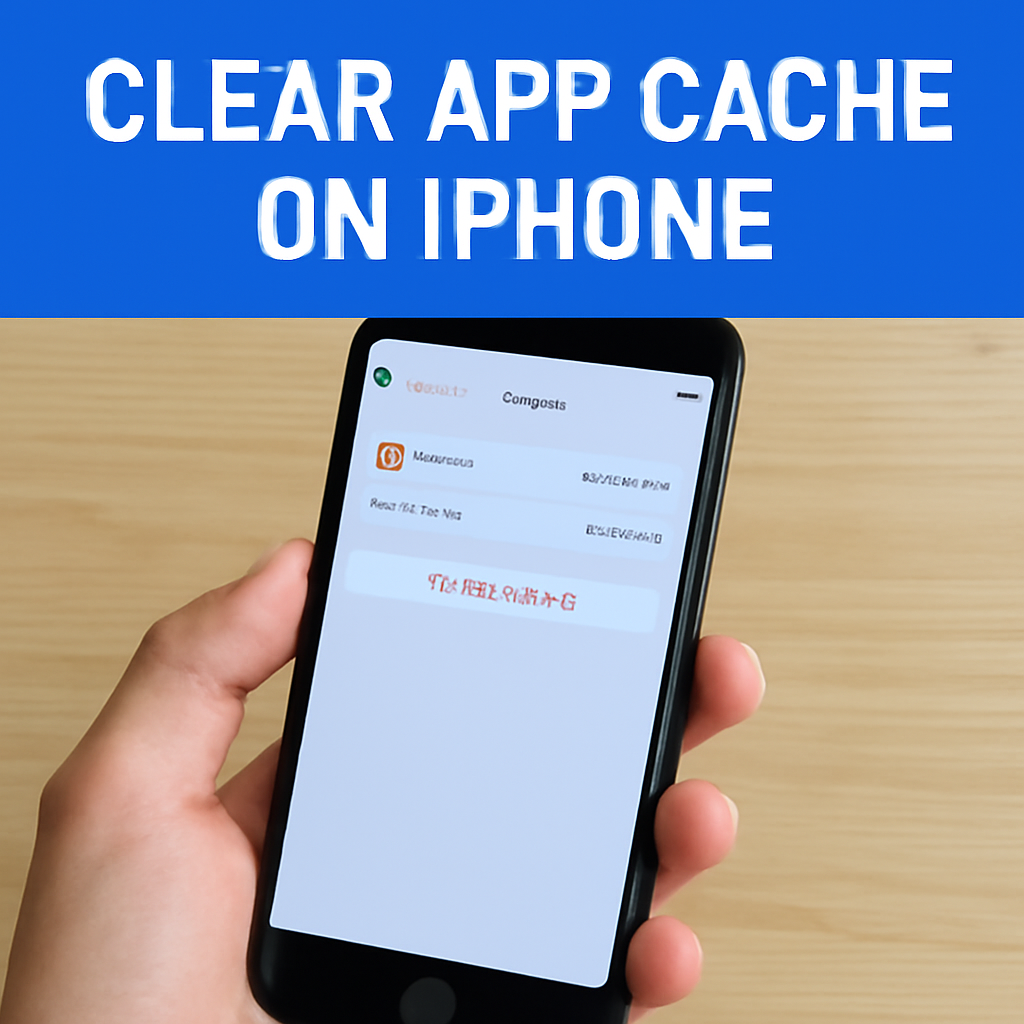 Clear App Cache on iPhone