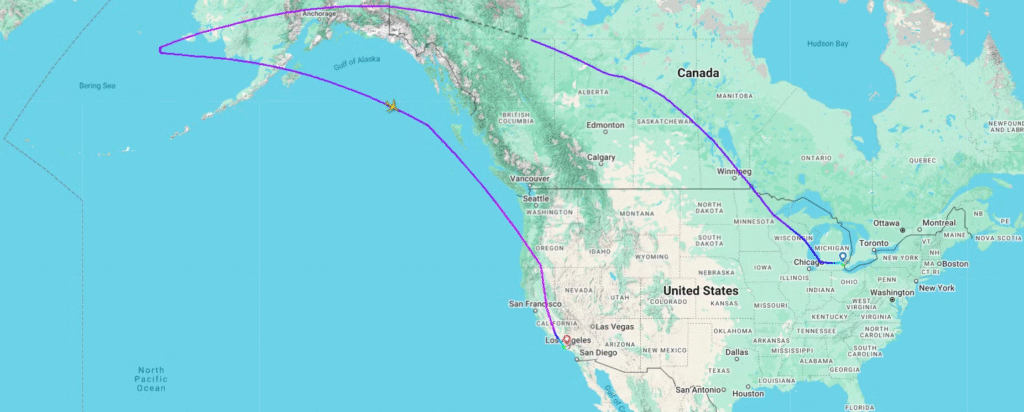 Delta Flight DL275 was diverted to LAX 3