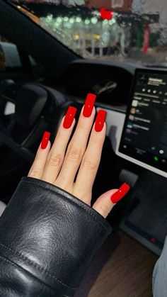 Red nails