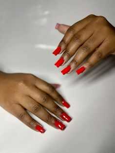 Red nails