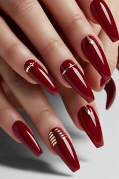 Red nails