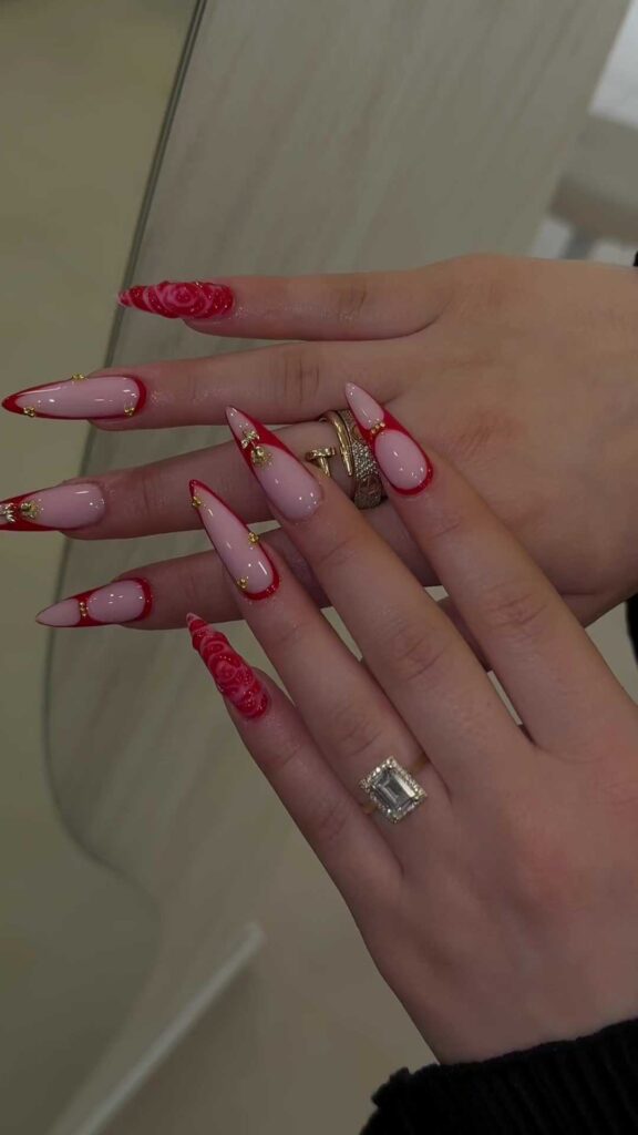Red nails